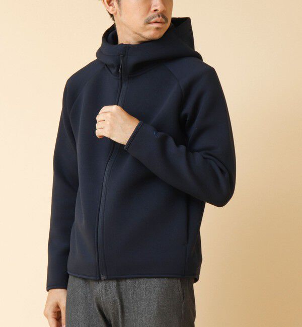 NOLLEY'S goodman「クジラ刺繍 ダンボールニット ジップパーカー」|パーカー|