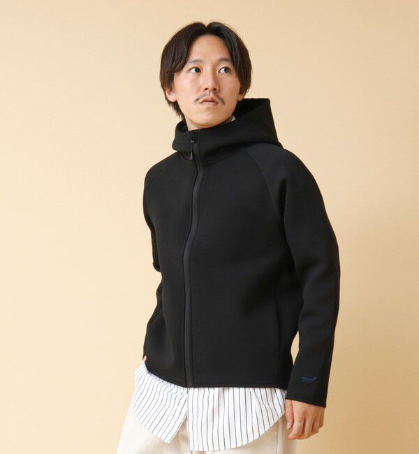 NOLLEY'S goodman「クジラ刺繍 ダンボールニット ジップパーカー」|パーカー|