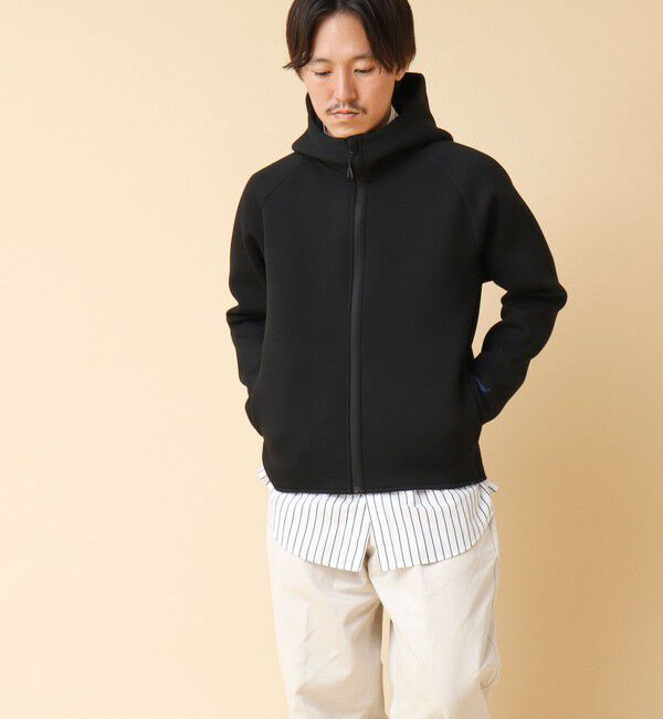 NOLLEY'S goodman「クジラ刺繍 ダンボールニット ジップパーカー」|パーカー|