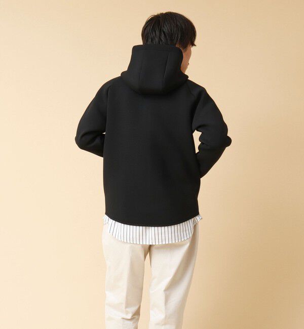 NOLLEY'S goodman「クジラ刺繍 ダンボールニット ジップパーカー」|パーカー|