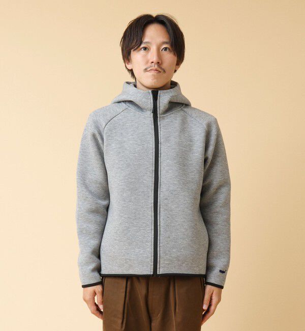 NOLLEY'S goodman「クジラ刺繍 ダンボールニット ジップパーカー」|パーカー|