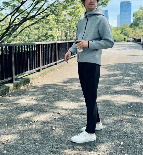 NOLLEY'S goodman「クジラ刺繍 ダンボールニット ジップパーカー」|パーカー|