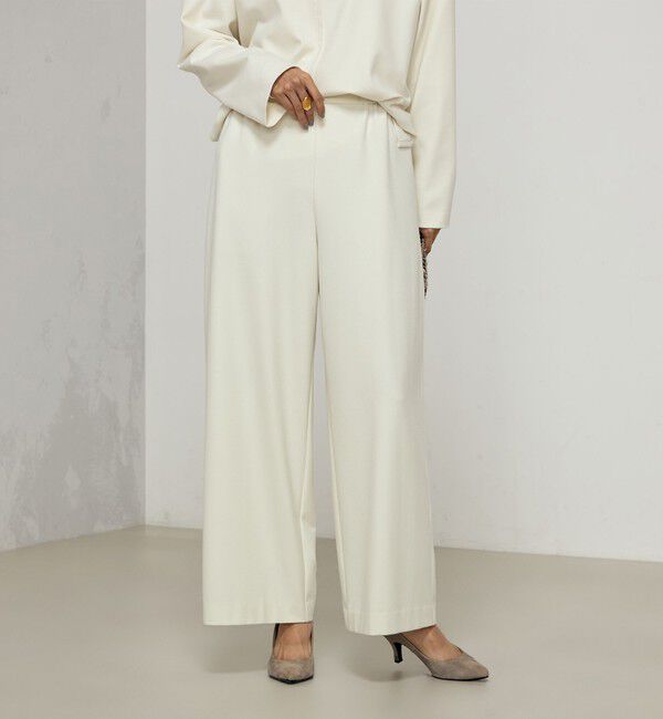 NOLLEY'S「《セットアップ対応》ウォッシャブル両面起毛イージーワイドパンツ」|その他|