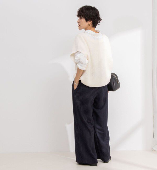 NOLLEY'S「《セットアップ対応》ウォッシャブル両面起毛イージーワイドパンツ」|その他|