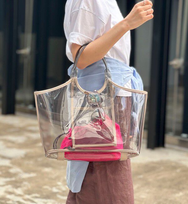 NOLLEY'S「PVCトート＆メッシュ巾着バッグ」|トートバッグ|