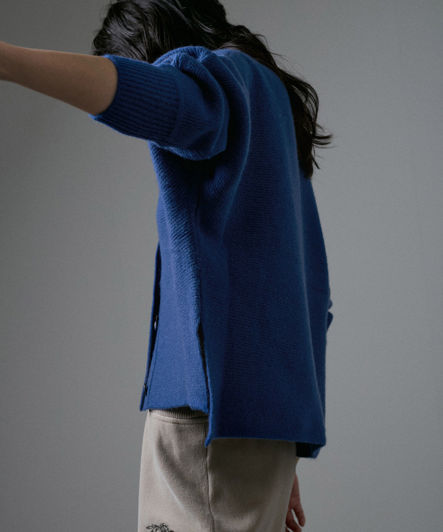 SALON adam et rope'「オープンカラーカーディガン」|カーディガン|