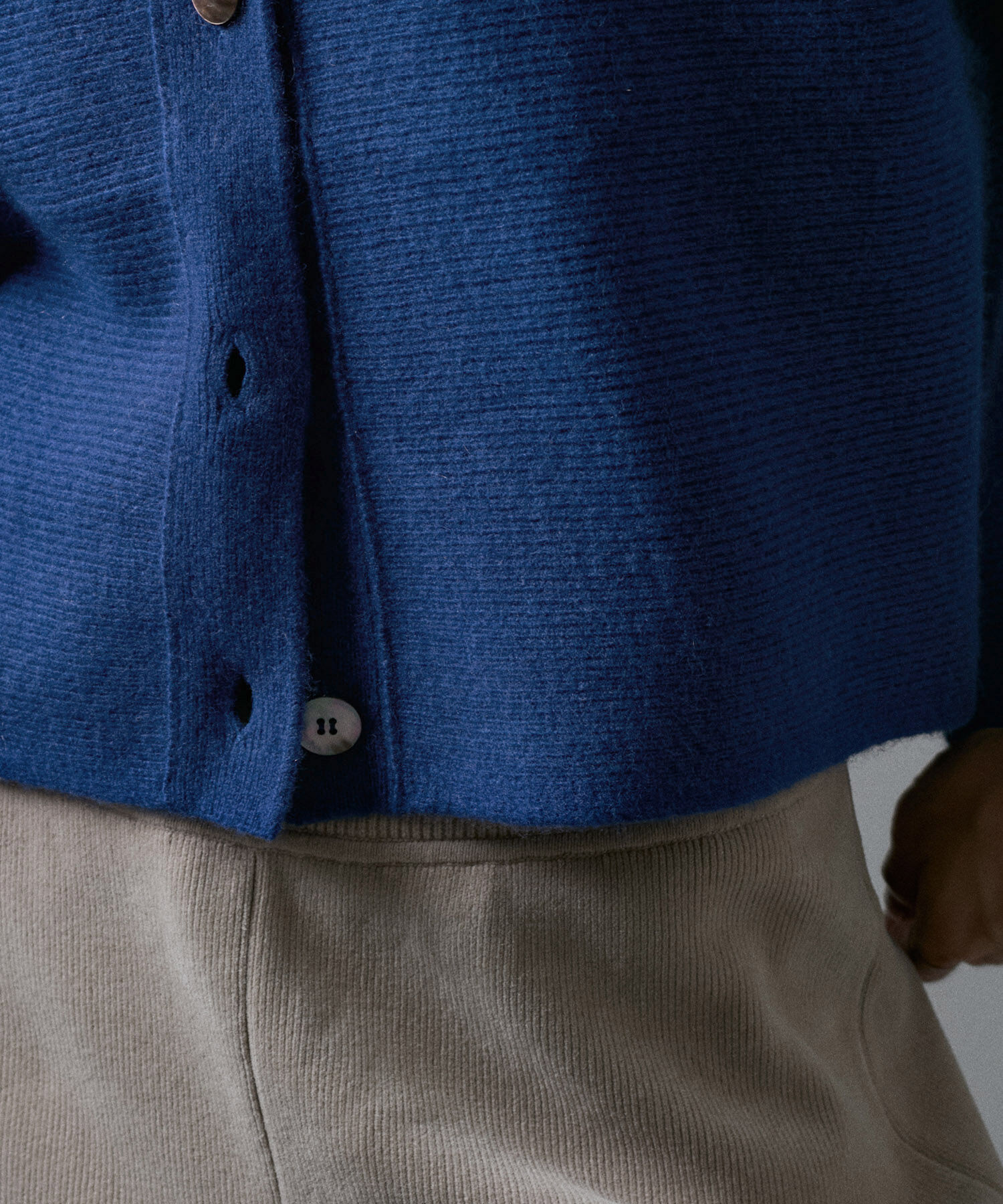 SALON adam et rope'「オープンカラーカーディガン」|カーディガン|