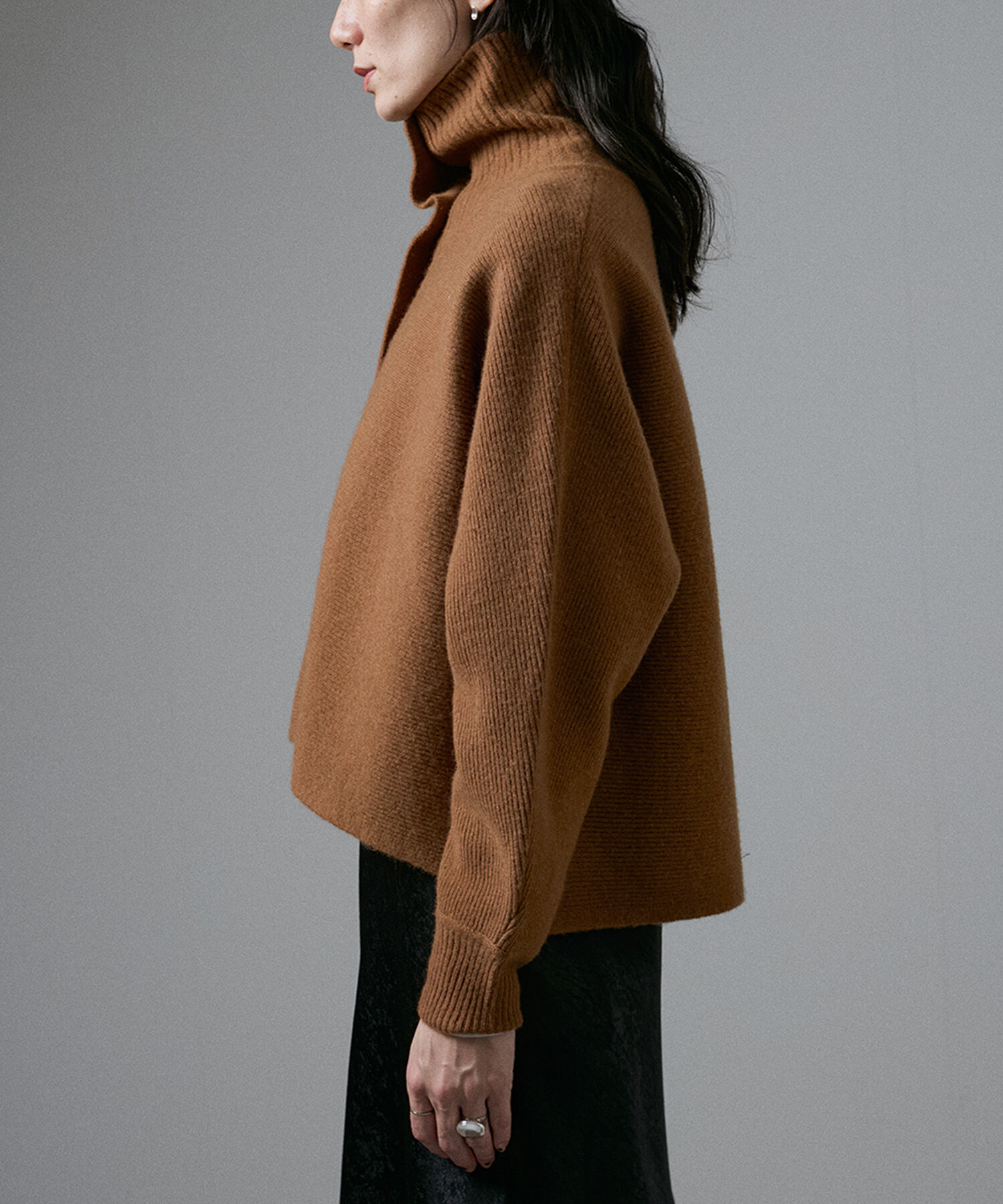 SALON adam et rope'「オープンカラーカーディガン」|カーディガン|