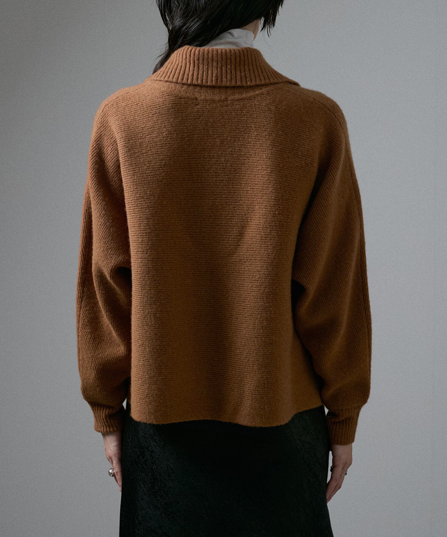 SALON adam et rope'「オープンカラーカーディガン」|カーディガン|