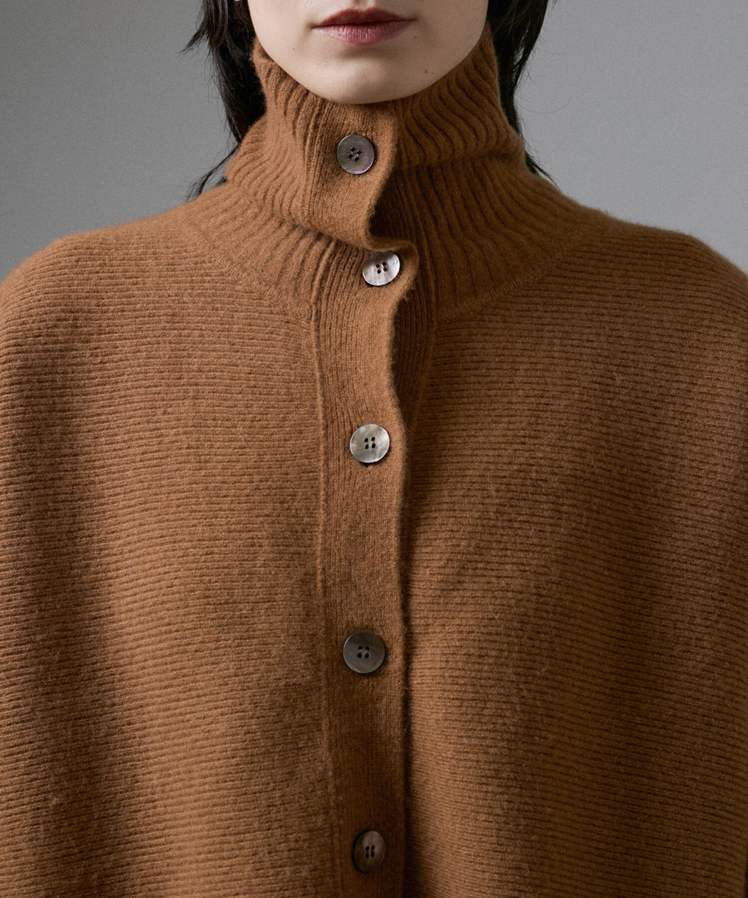 SALON adam et rope'「オープンカラーカーディガン」|カーディガン|