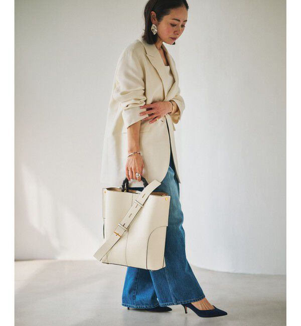 ROPE「【E'POR】BAMBOO BAG Large【通勤】【A4対応】【25AW】」|トートバッグ|