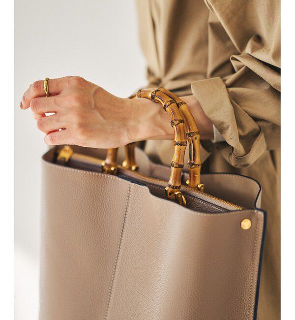ROPE「【E'POR】BAMBOO BAG Large【通勤】【A4対応】【25AW】」|トートバッグ|