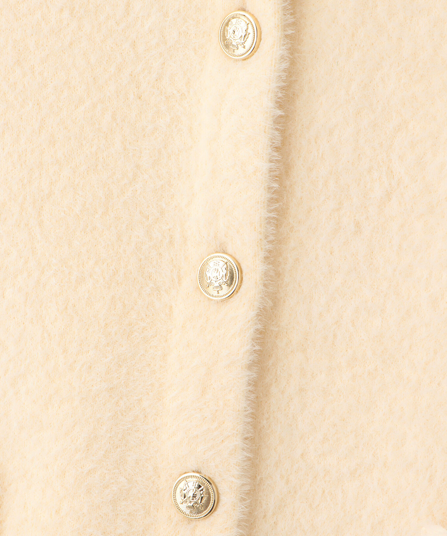 VIS「ラビットタッチメタルボタンカーディガン」|カーディガン|