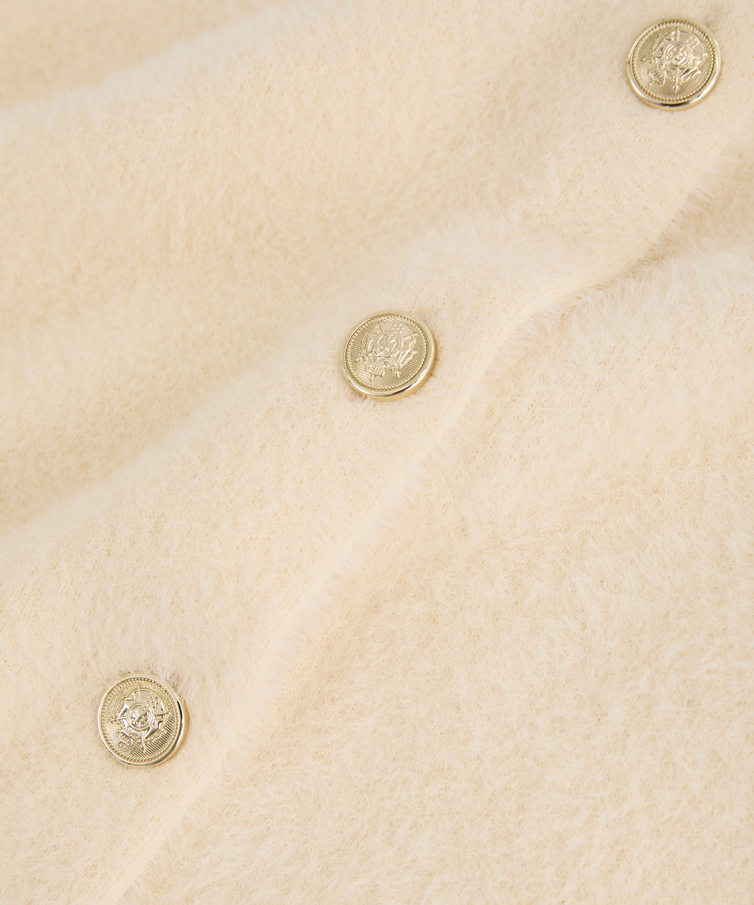 VIS「ラビットタッチメタルボタンカーディガン」|カーディガン|