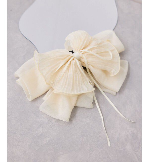 VIS「レイヤードリボンバンス」|ヘアバンド|