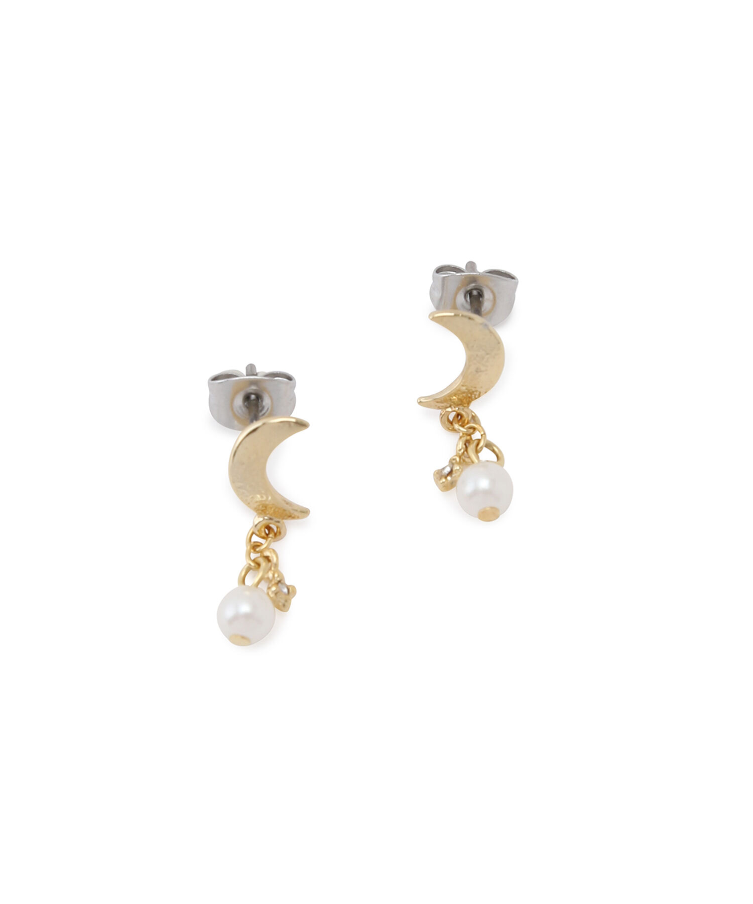 ROPE PICNIC PASSAGE「ムーン&times;パールピアス」|ピアス|