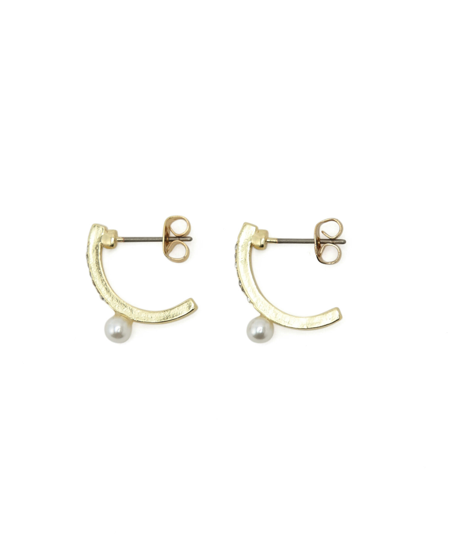 ROPE PICNIC PASSAGE「ガラスカーブラインピアス」|ピアス|