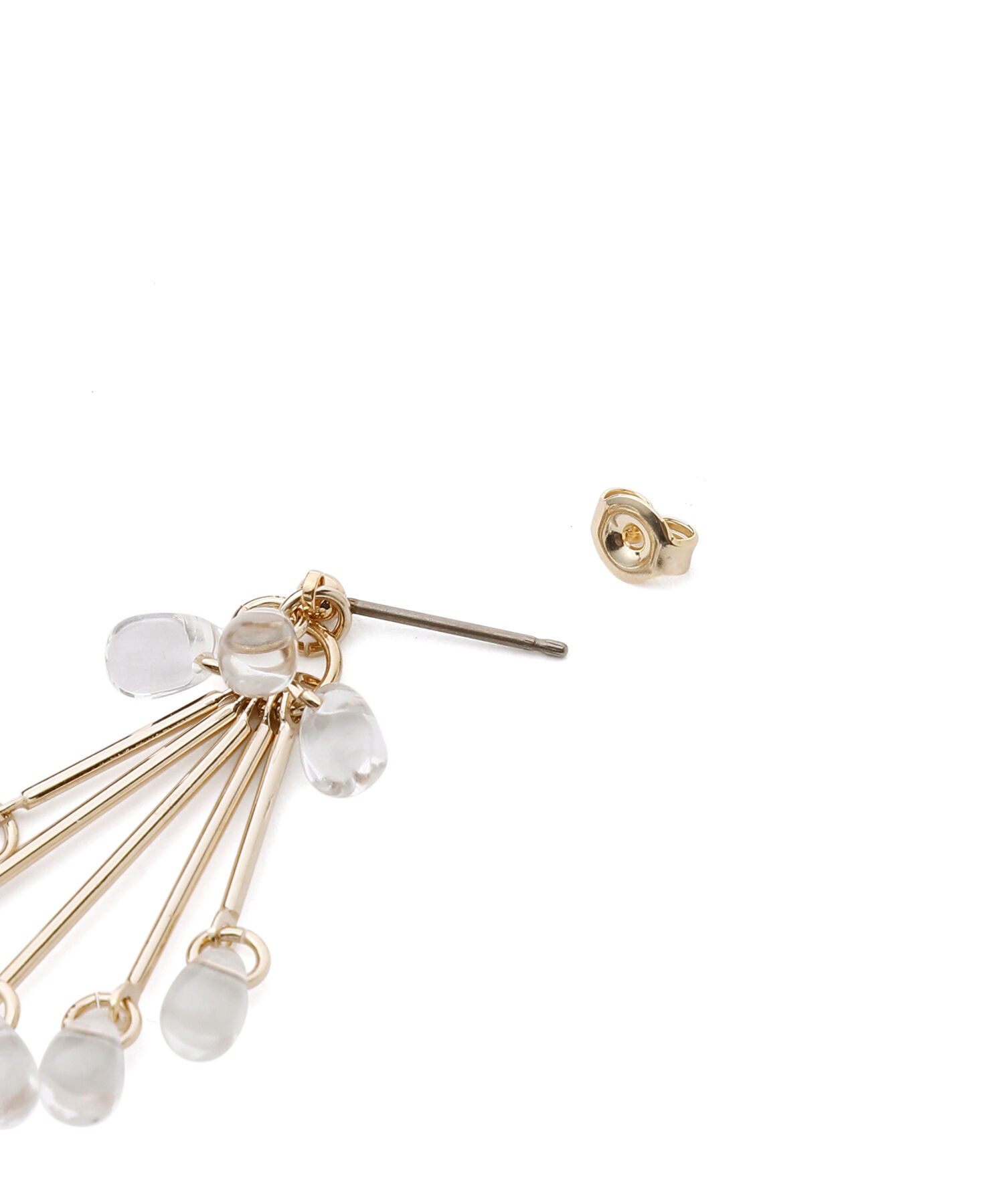 ROPE PICNIC PASSAGE「クリアカラーボリュームピアス」|ピアス|