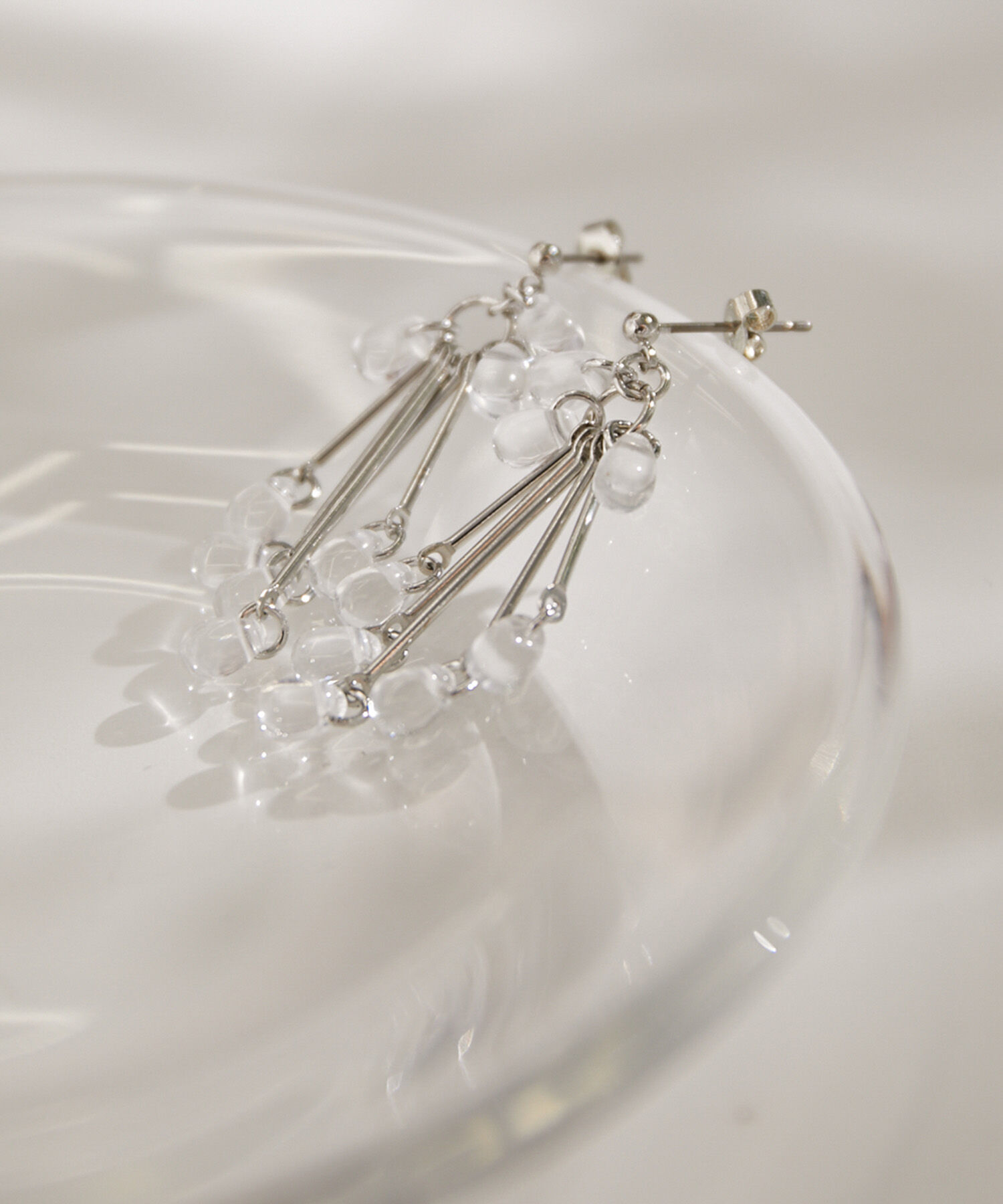 ROPE PICNIC PASSAGE「クリアカラーボリュームピアス」|ピアス|シルバー(93)