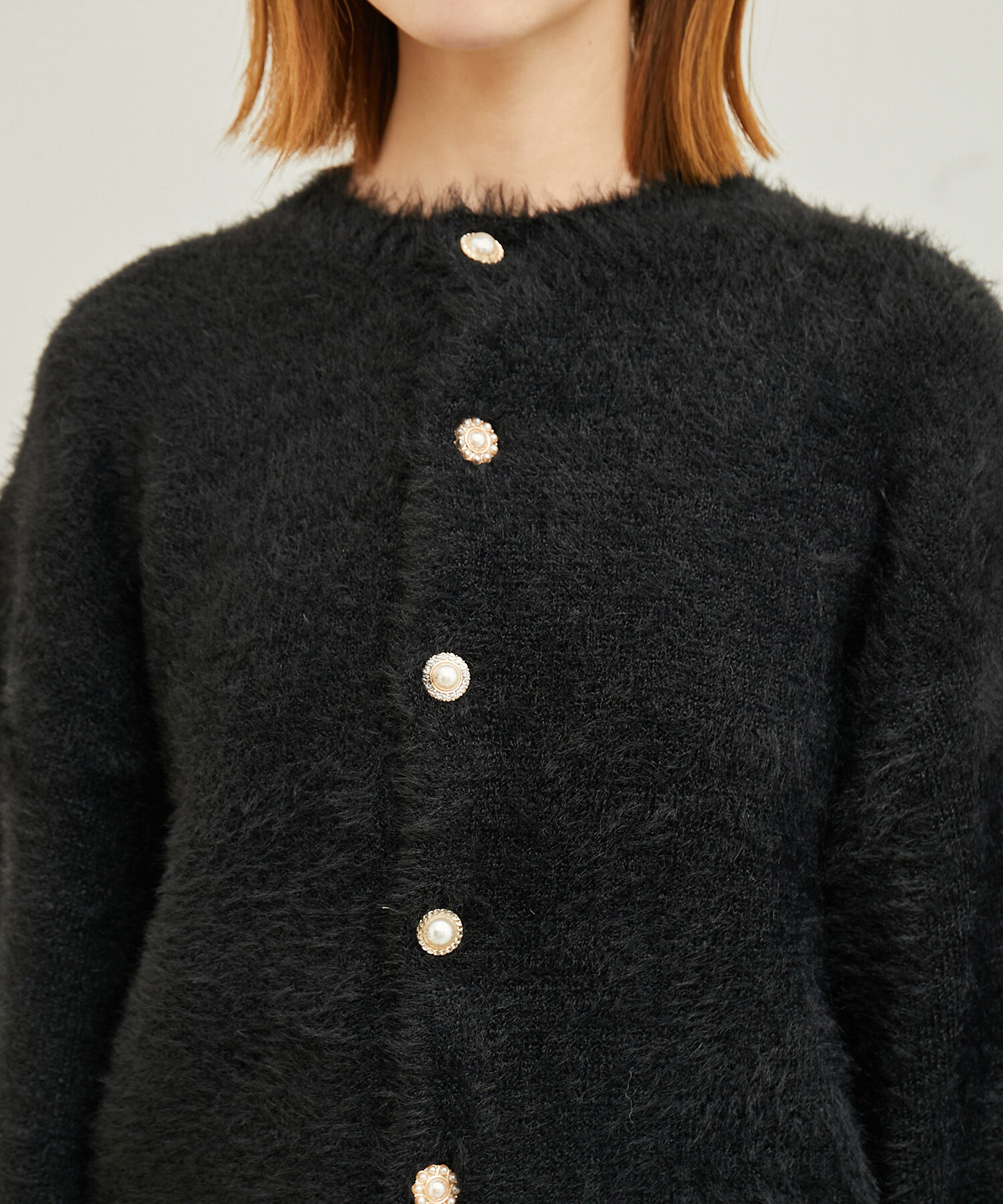 Rope&rsquo;Picnic「【emur/エミュール】シャギービジューカーディガン」|カーディガン|