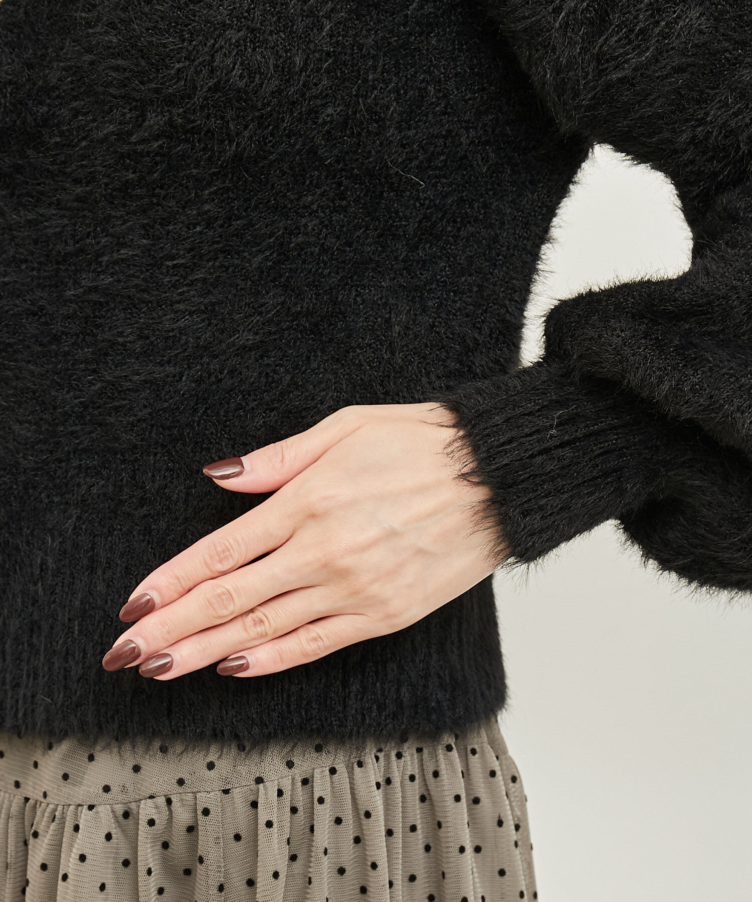 Rope&rsquo;Picnic「【emur/エミュール】シャギービジューカーディガン」|カーディガン|