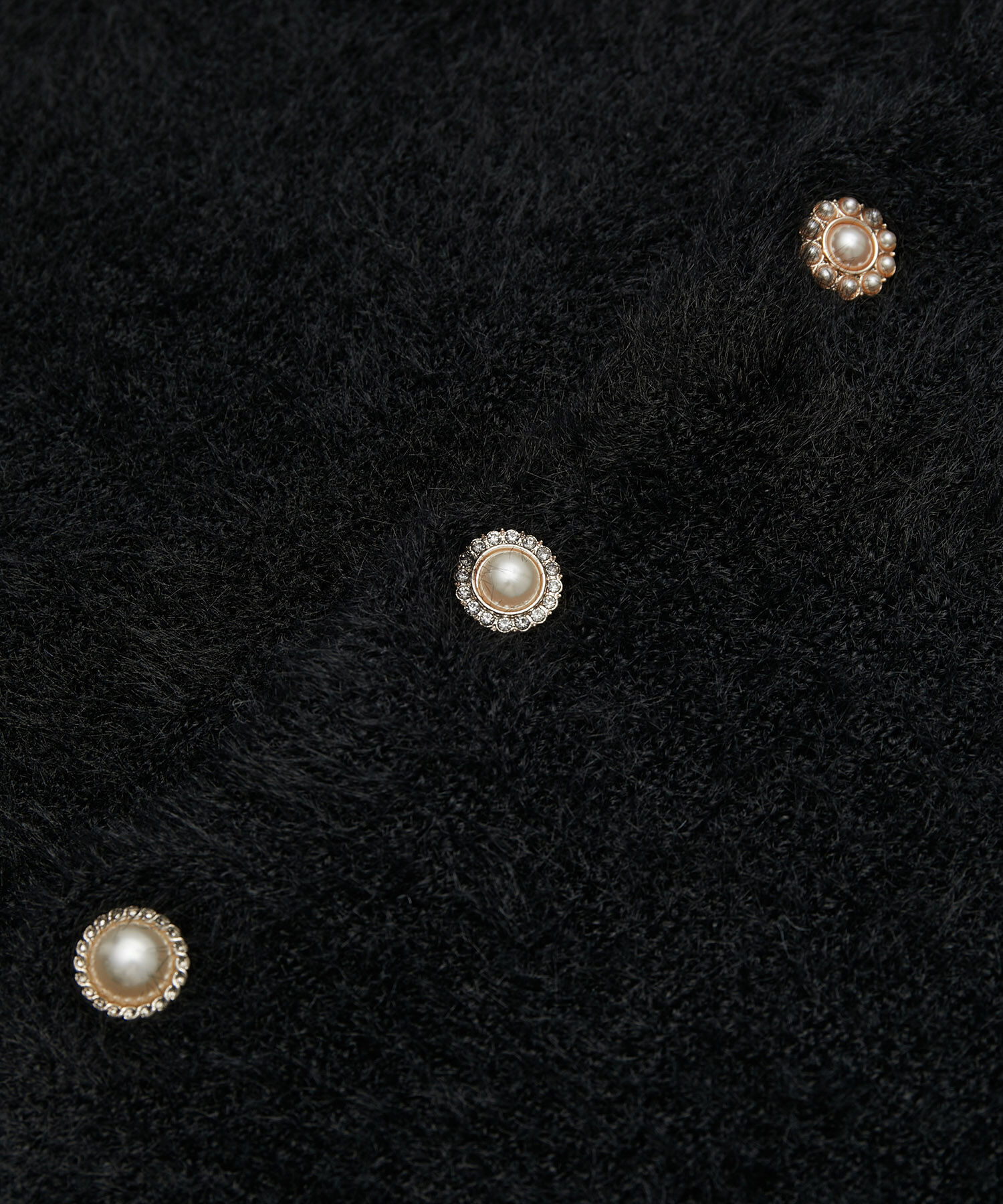 Rope&rsquo;Picnic「【emur/エミュール】シャギービジューカーディガン」|カーディガン|