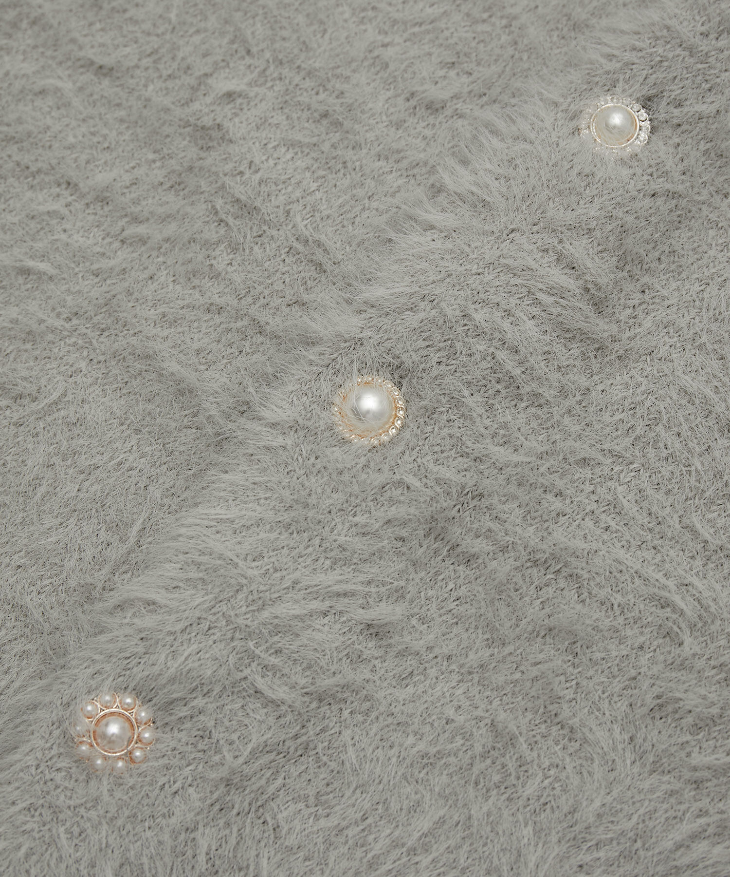 Rope&rsquo;Picnic「【emur/エミュール】シャギービジューカーディガン」|カーディガン|