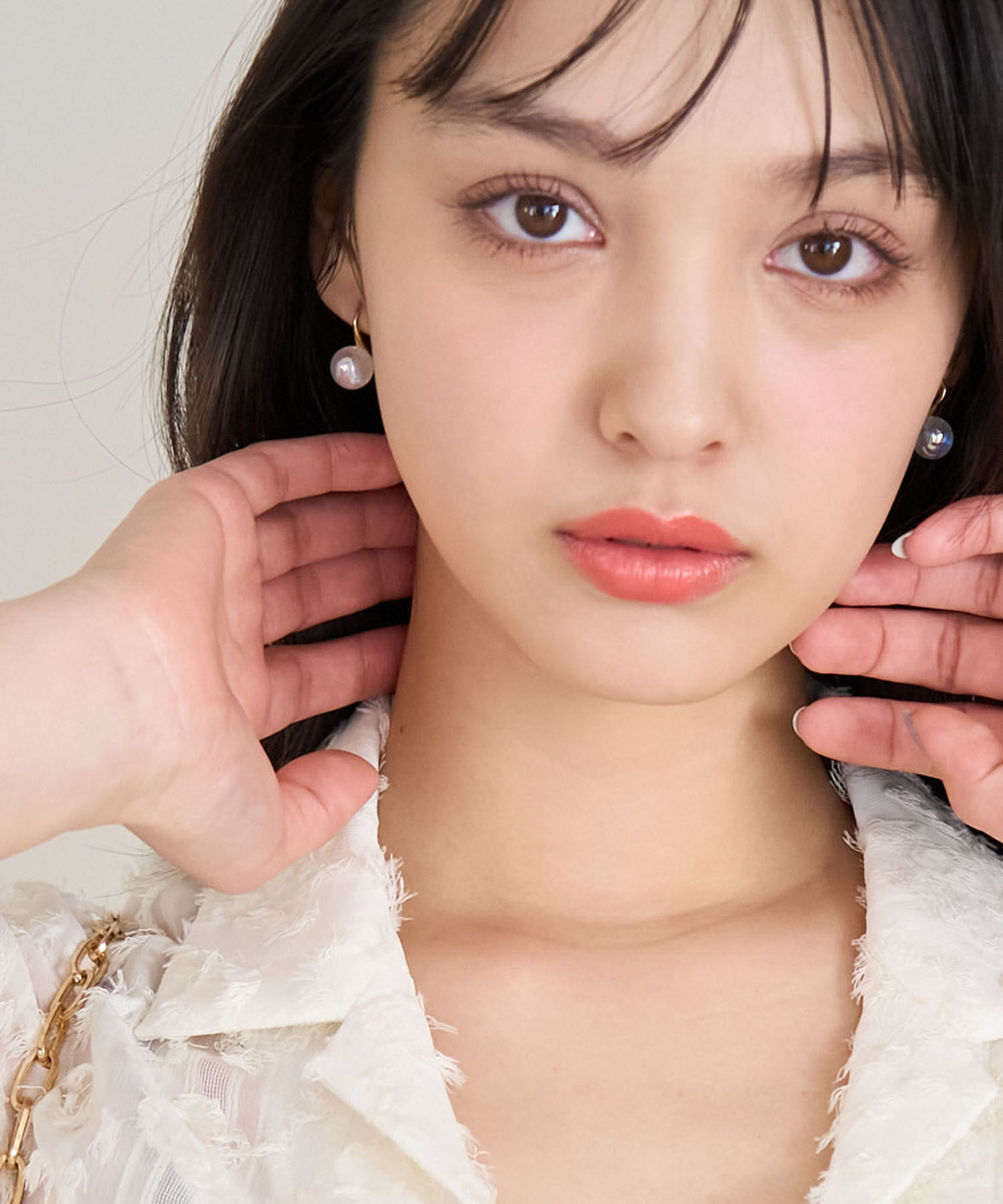 ROPE PICNIC PASSAGE「オーロラパールライクピアス」|ピアス|