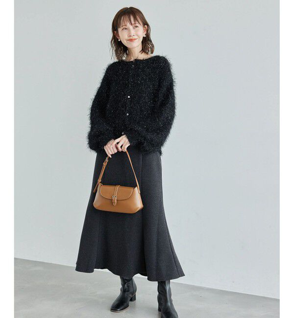 Rope&rsquo;Picnic「ラメフェザーカーディガン」|カーディガン|