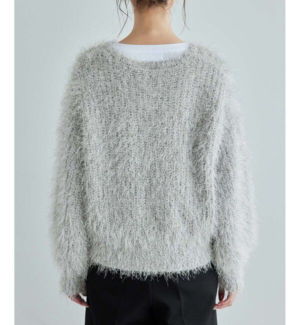 Rope&rsquo;Picnic「ラメフェザーカーディガン」|カーディガン|