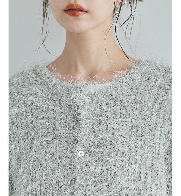 Rope&rsquo;Picnic「ラメフェザーカーディガン」|カーディガン|