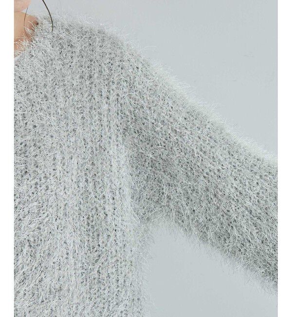 Rope&rsquo;Picnic「ラメフェザーカーディガン」|カーディガン|