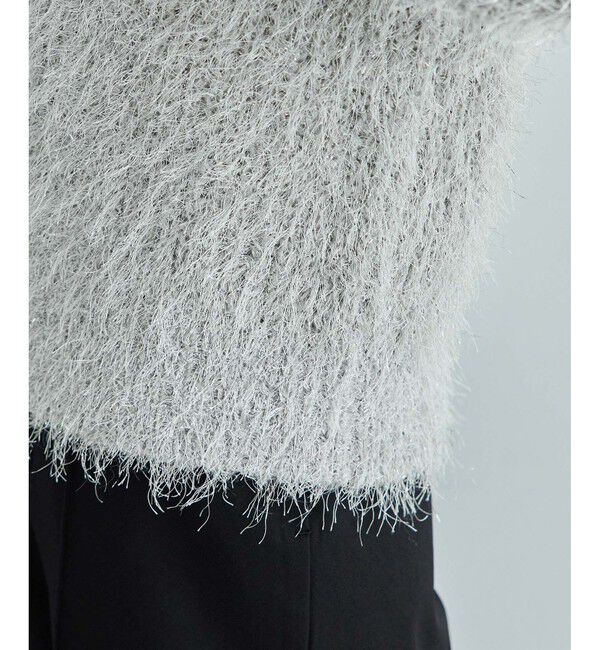 Rope&rsquo;Picnic「ラメフェザーカーディガン」|カーディガン|