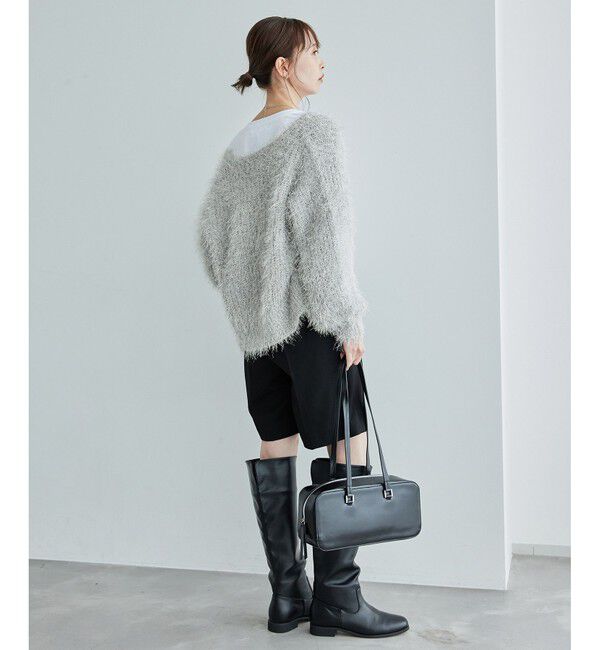 Rope&rsquo;Picnic「ラメフェザーカーディガン」|カーディガン|