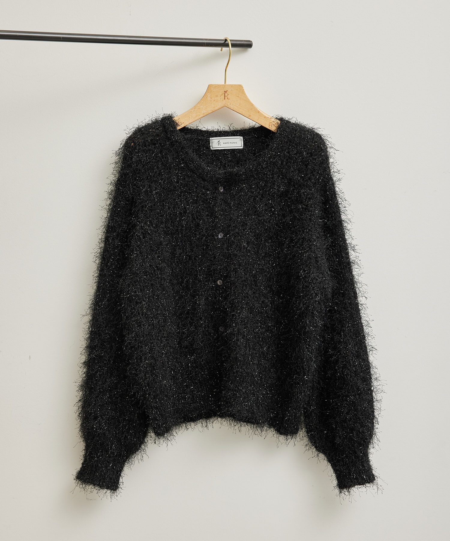 Rope&rsquo;Picnic「ラメフェザーカーディガン」|カーディガン|