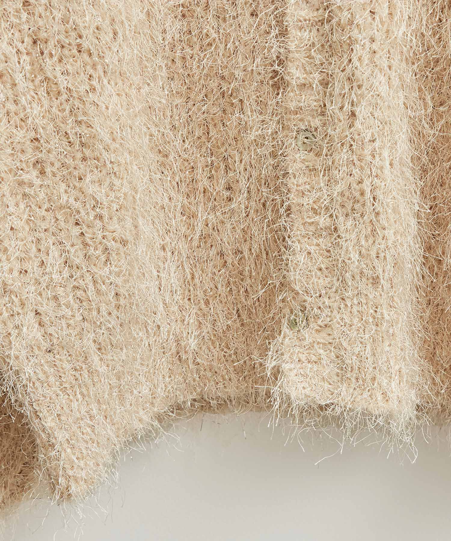 Rope&rsquo;Picnic「ラメフェザーカーディガン」|カーディガン|