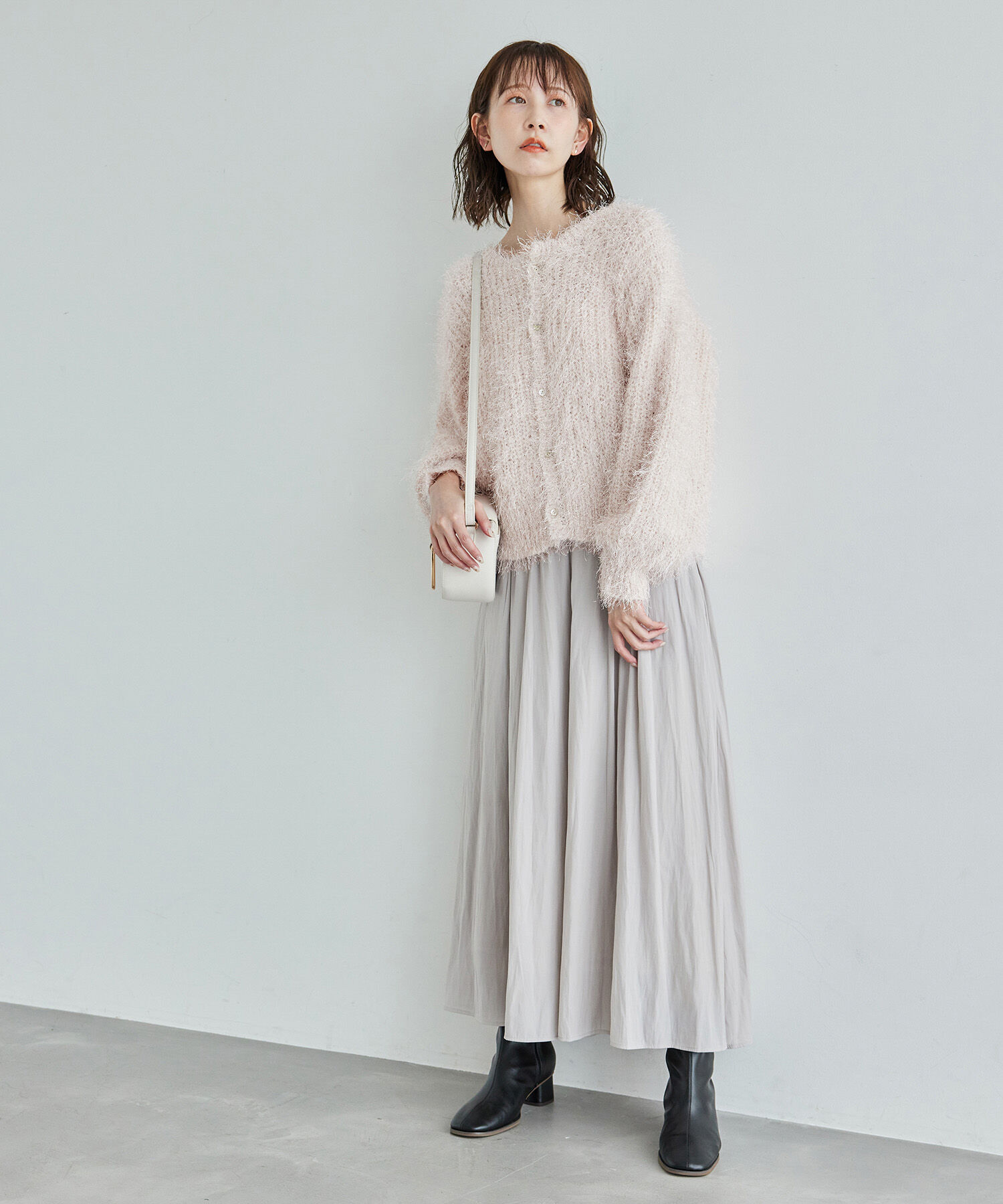 Rope&rsquo;Picnic「ラメフェザーカーディガン」|カーディガン|