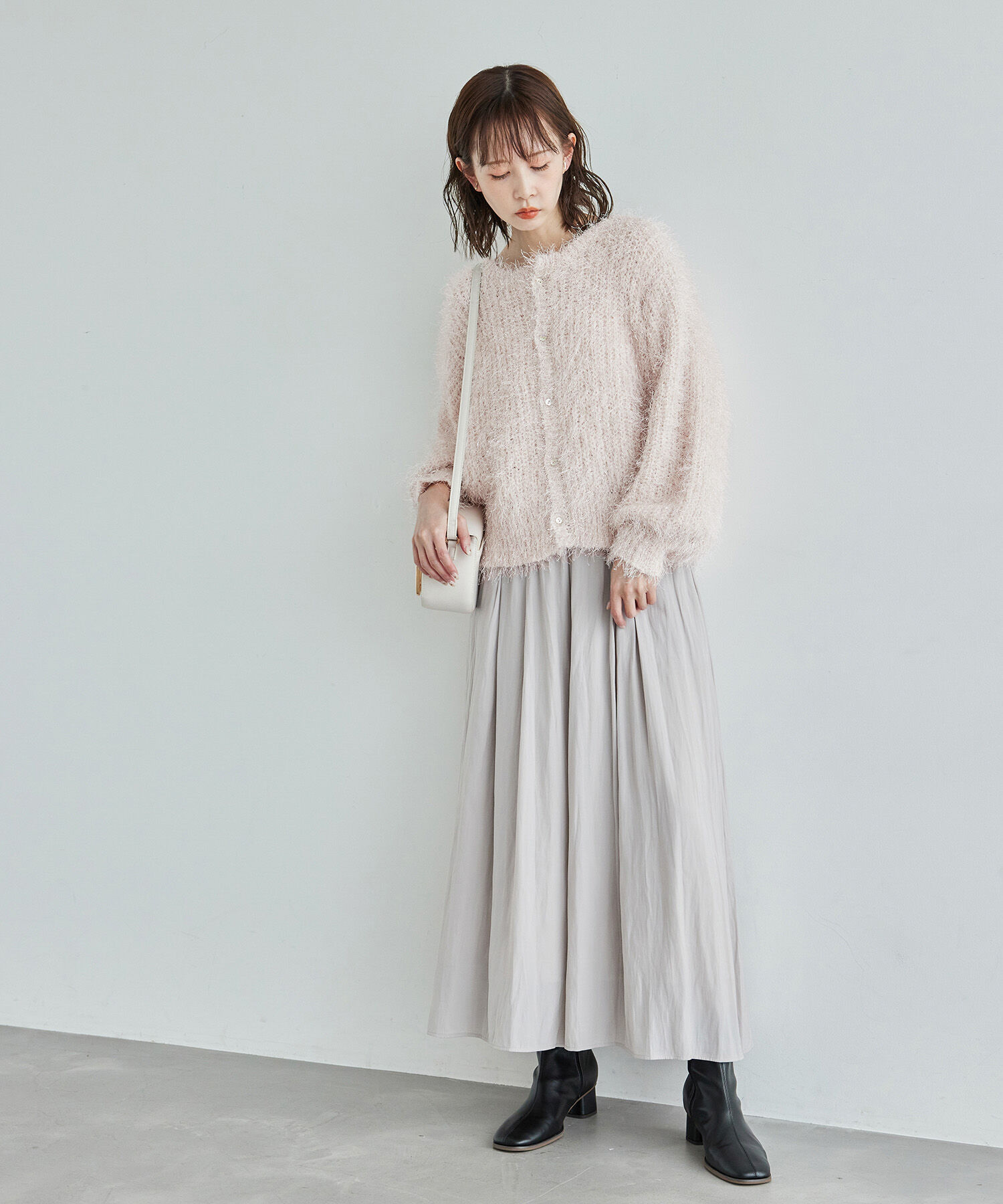 Rope&rsquo;Picnic「ラメフェザーカーディガン」|カーディガン|