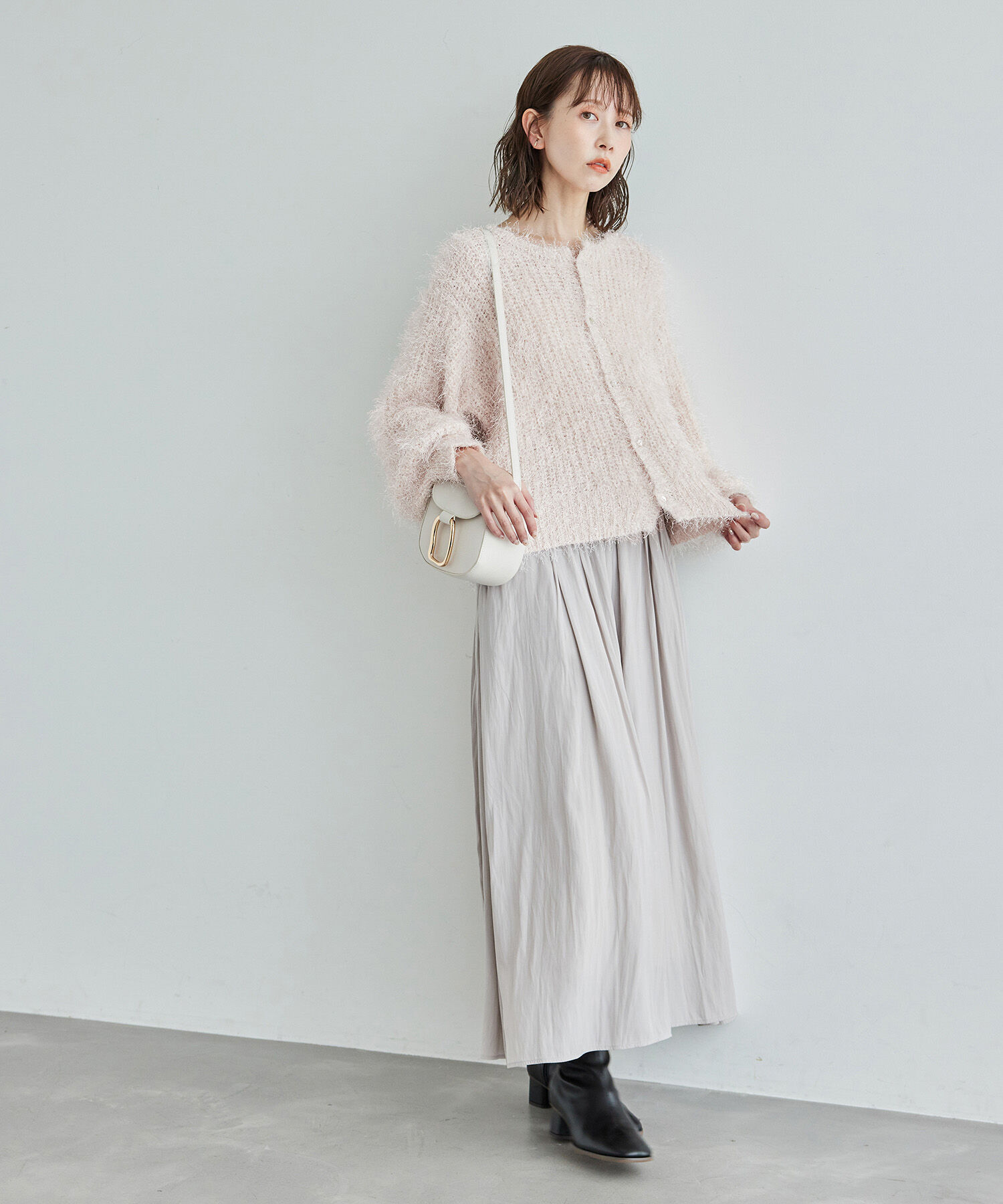 Rope&rsquo;Picnic「ラメフェザーカーディガン」|カーディガン|