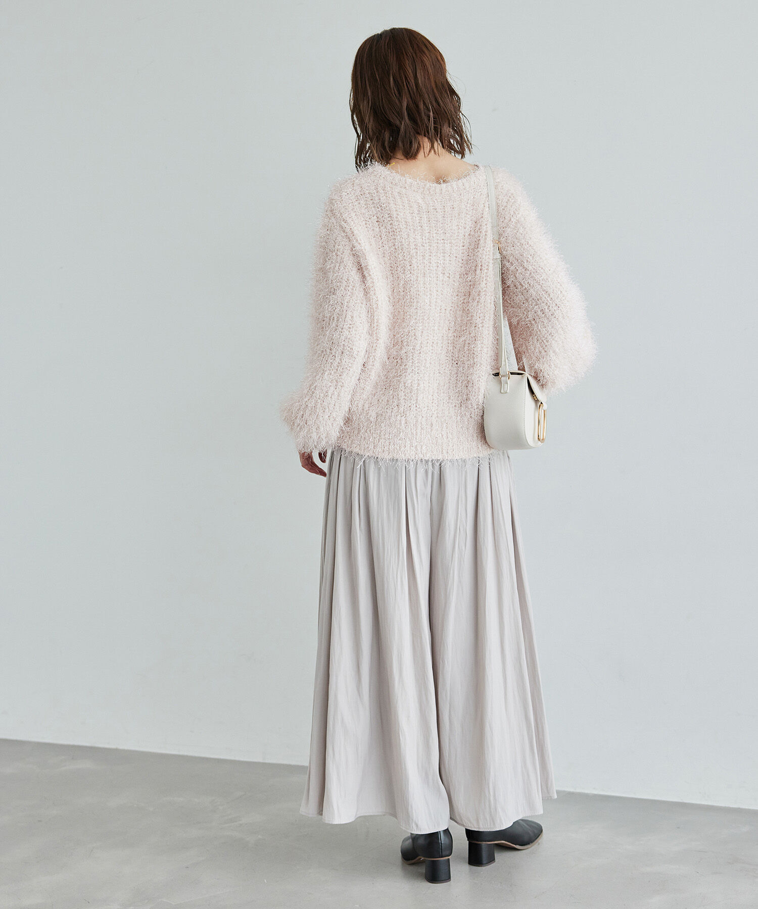 Rope&rsquo;Picnic「ラメフェザーカーディガン」|カーディガン|