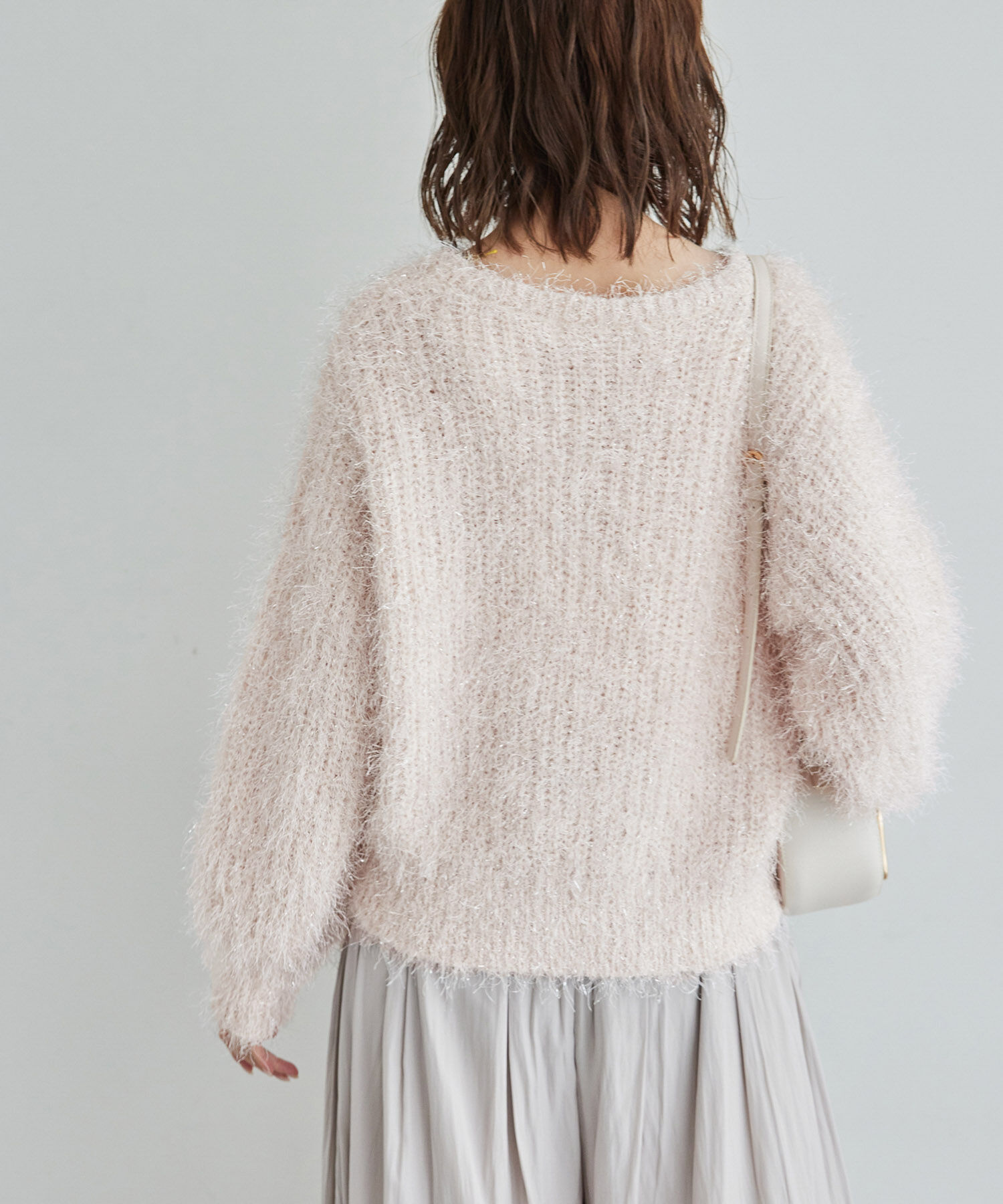 Rope&rsquo;Picnic「ラメフェザーカーディガン」|カーディガン|