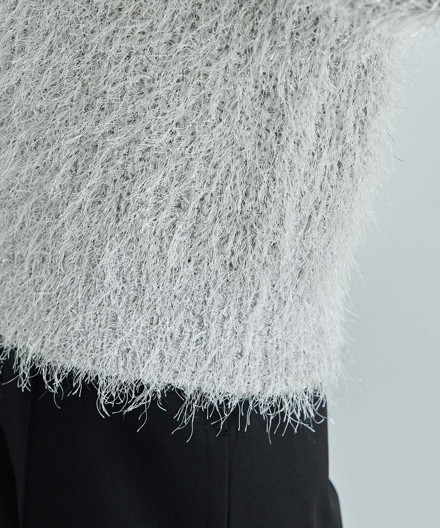 Rope&rsquo;Picnic「ラメフェザーカーディガン」|カーディガン|