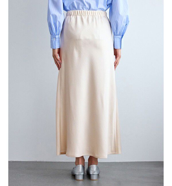 Rope&rsquo;Picnic「細見えバイアスサテンスカート/イージーケア」|スカート|