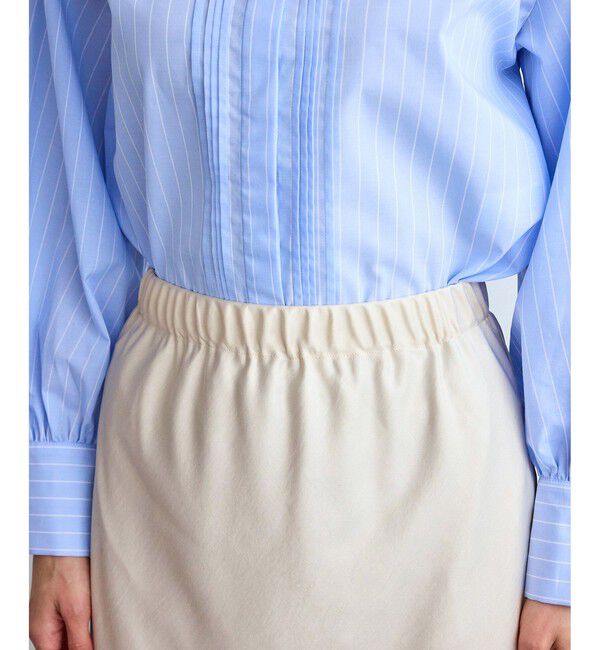 Rope&rsquo;Picnic「細見えバイアスサテンスカート/イージーケア」|スカート|