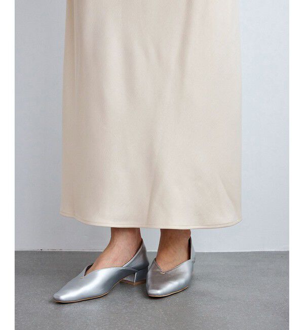 Rope&rsquo;Picnic「細見えバイアスサテンスカート/イージーケア」|スカート|