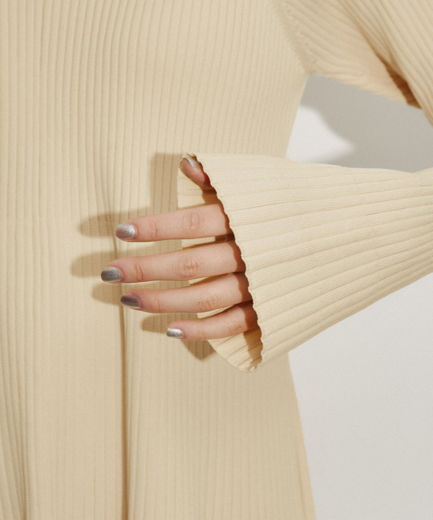 ADAM ET ROPE'「レイヤードライクニットワンピース」|ワンピース|