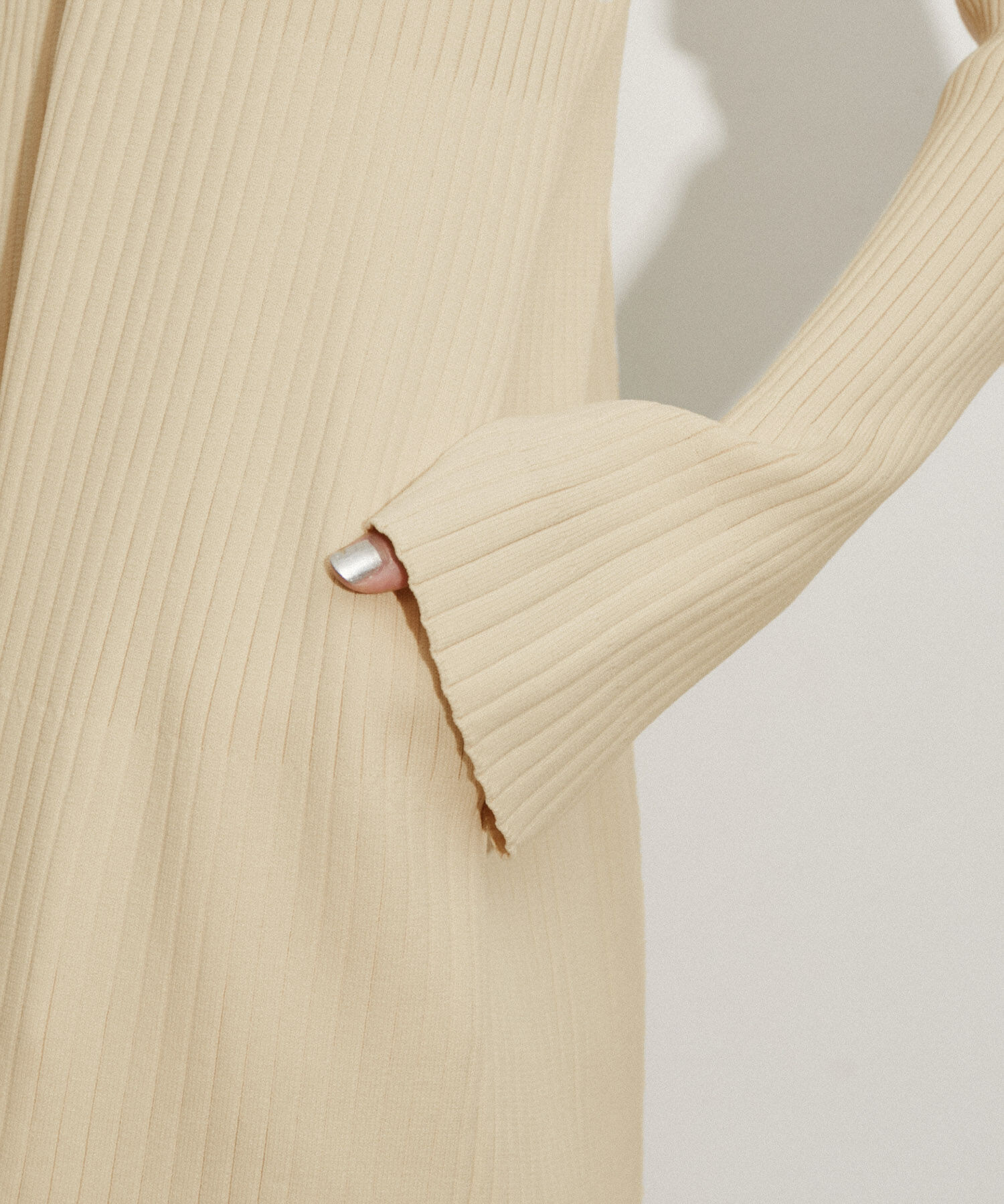 ADAM ET ROPE'「レイヤードライクニットワンピース」|ワンピース|