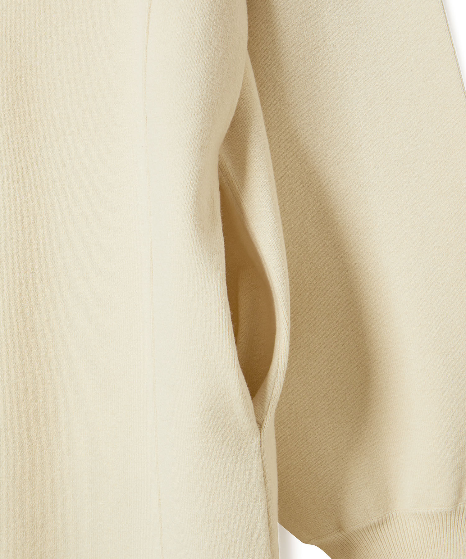 ADAM ET ROPE'「【環境配慮】ヘンリーネックニットワンピース」|ワンピース|