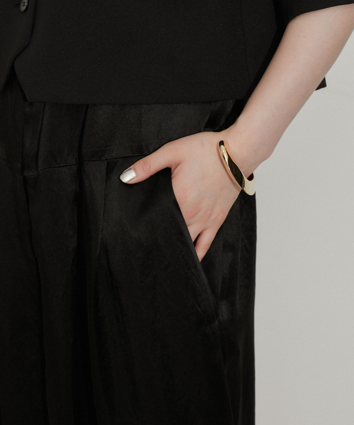 ADAM ET ROPE'「【サステナブル】ジャケットコンビロンパース」|オールインワン|