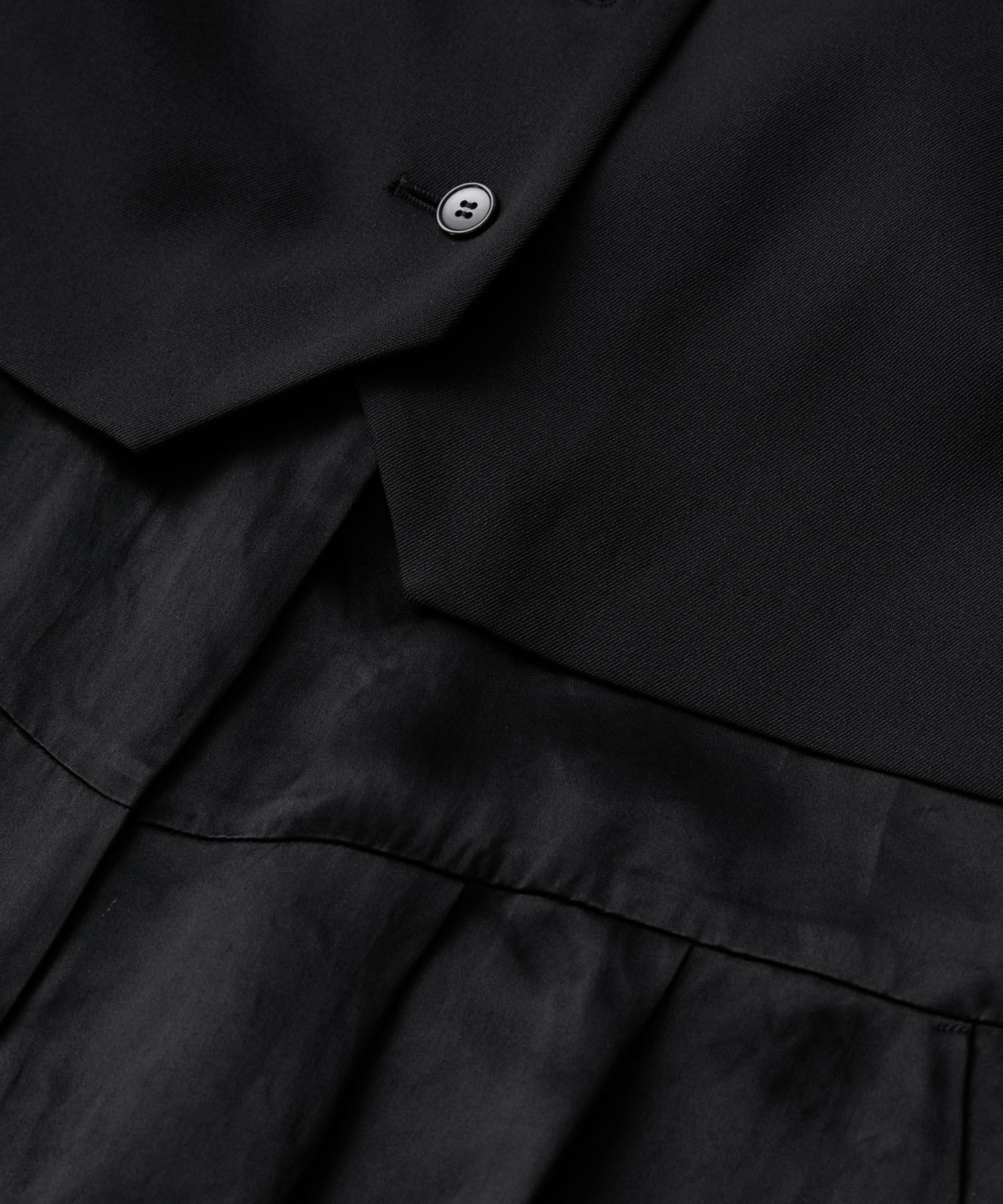 ADAM ET ROPE'「【サステナブル】ジャケットコンビロンパース」|オールインワン|